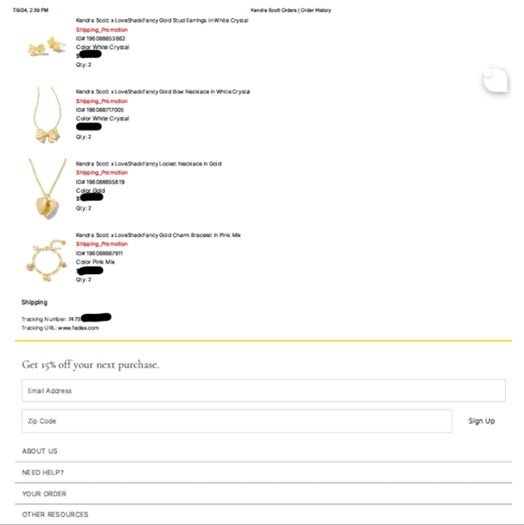 Kendra Scott x LoveShackFancy Heart Locket - Picture 6 of 7